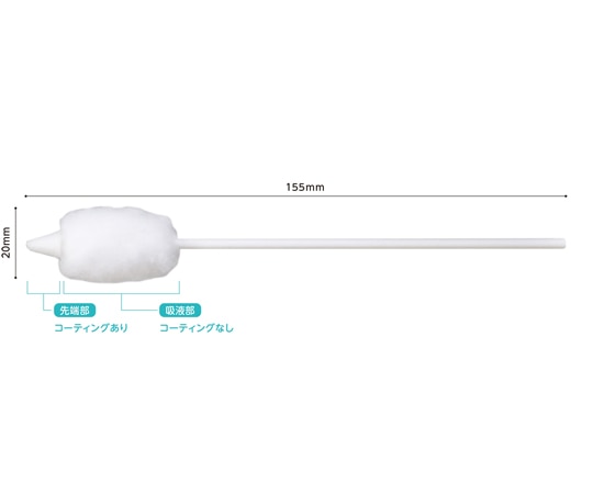 オオサキメディカル オオサキ綿棒 凍結療法用 P2015 5本×20袋入 34750 1箱（ご注文単位1箱）【直送品】