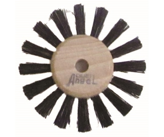 アズワン レーズ用ブラシ UFOレーズブラシ1列 豚毛（木軸）12個入  1個（ご注文単位1個）【直送品】