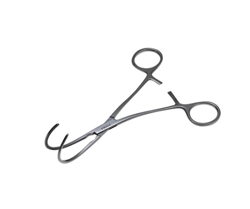 日本フリッツメディコ 末梢血管鉗子 強弯 16cm L V231-2111 1個（ご注文単位1個）【直送品】