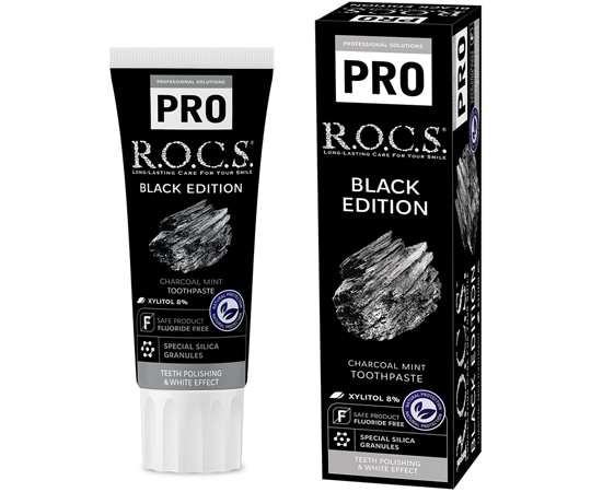 アズワン ロックスPRO歯みがき ブラックエディション 30-01-007 1個（ご注文単位1個）【直送品】