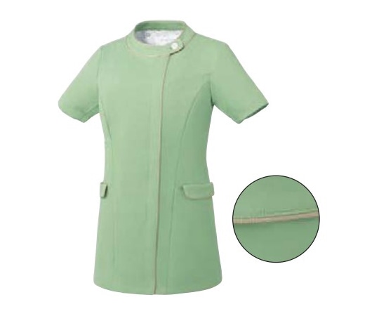 MICHEL KLEIN（ミッシェルクラン） ファスナースクラブ[女性用] グリーン LL ソフトストレッチラチネ 右脇スマホポケット MK-0062 1着（ご注文単位1着）【直送品】