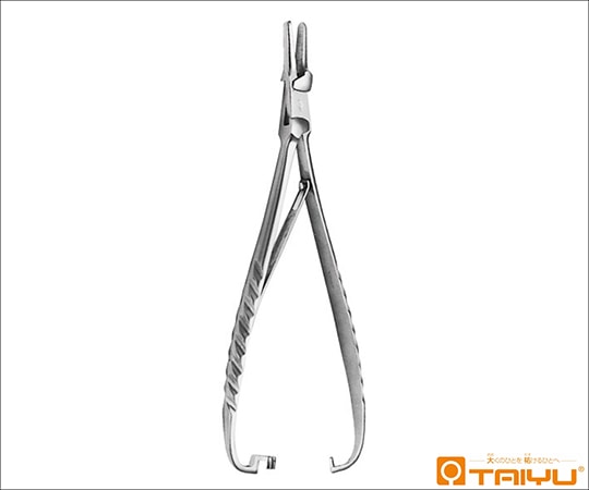 TAIYU(大祐医科工業) マッチウ持針器 JIS チップ無 ハズシ 全長14cm TY-220SS 1本(ご注文単位1本)【直送品】