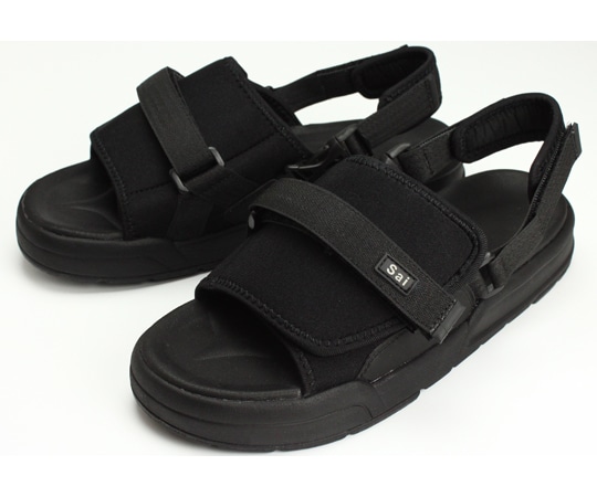 マリアンヌ製靴 ジャストフィットサンダル ブラック L（24.0~24.5cm） WG510 1足（ご注文単位1足）【直送品】