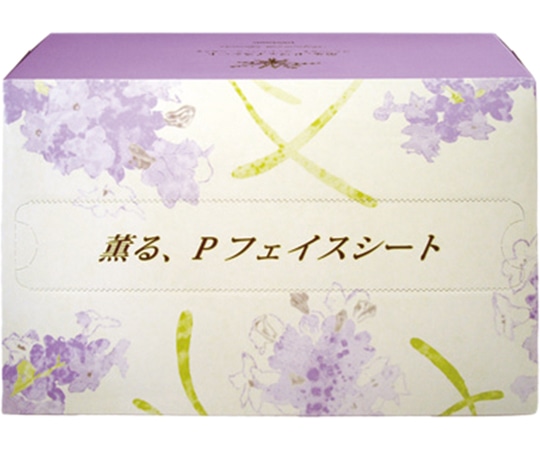 白鶴綿業 薫る Pフェイスシート ラベンダーの香り 100枚入  1箱（ご注文単位1箱）【直送品】