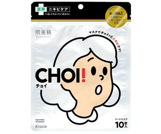 クラシエホームプロダクツ販売 肌美精 CHOIマスク 薬用ニキビケア 10枚入  1個（ご注文単位1個）【直送品】