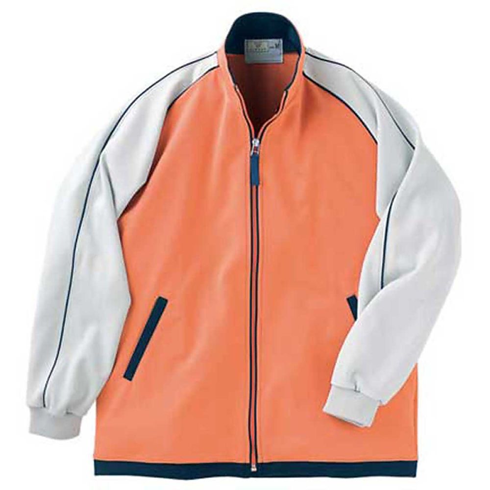 KIRAKU(トンボ) ケアワークシャツ オレンジ 4L(身丈80cm) CR082-59 4L 1枚(ご注文単位1枚)【直送品】