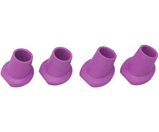 島製作所 折りたたみシャワーチェアー 楽湯SA用 ゴムキャップ 1セット（4個入） パープル 2872 1セット（ご注文単位1セット）【直送品】