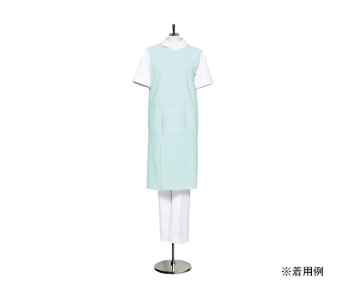 住商モンブラン 予防衣 ノースリーブ ミント 74-537 M 1枚（ご注文単位1枚）【直送品】