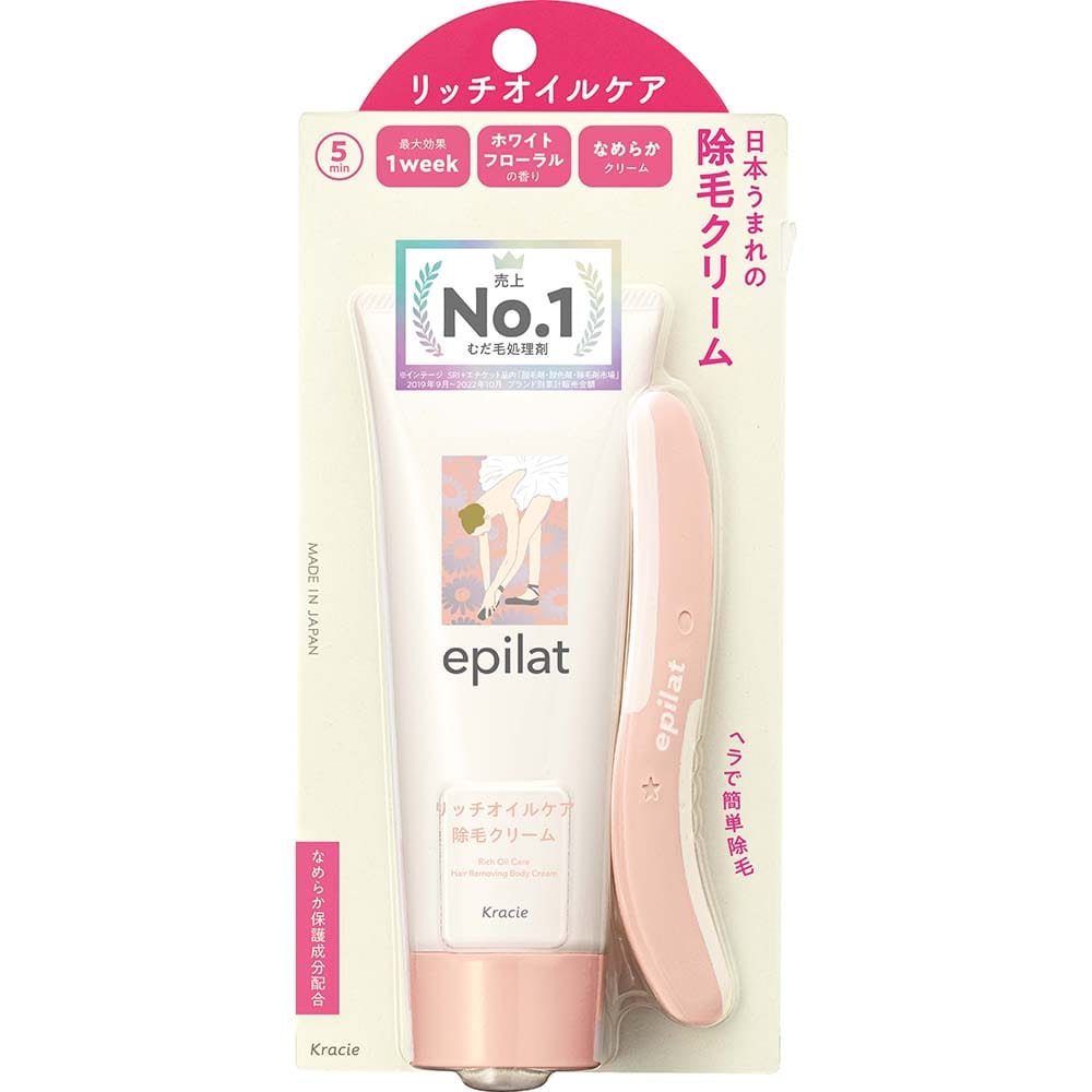 クラシエ エピラット 除毛クリーム リッチオイルケア 1個(ご注文単位1個)【直送品】