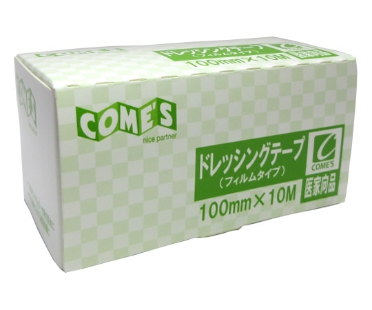 コメス ドレッシングテープ（フィルムタイプ）100mm×10m 1巻入 cod301 1箱（ご注文単位1箱）【直送品】