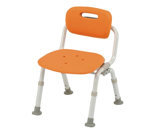 パナソニックエイジフリー シャワーチェアミドルおりたたみN （ユクリア） ワンタッチ開閉 あり オレンジ PN-L42221D 1台（ご注文単位1台）【直送品】