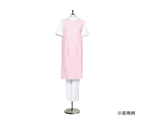 住商モンブラン 予防衣 ノースリーブ ピンク 74-533 L 1枚（ご注文単位1枚）【直送品】