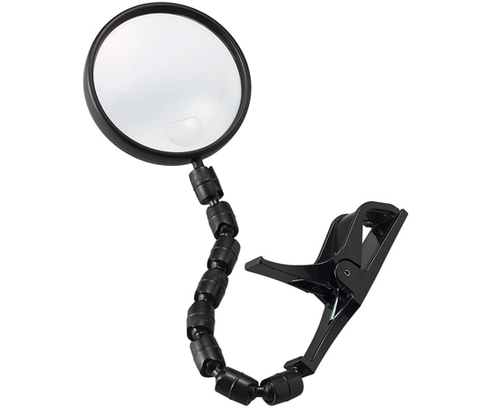 池田レンズ工業 クリップ式 グースネックルーぺ 2倍 100mm 黒 1720PC 1個（ご注文単位1個）【直送品】