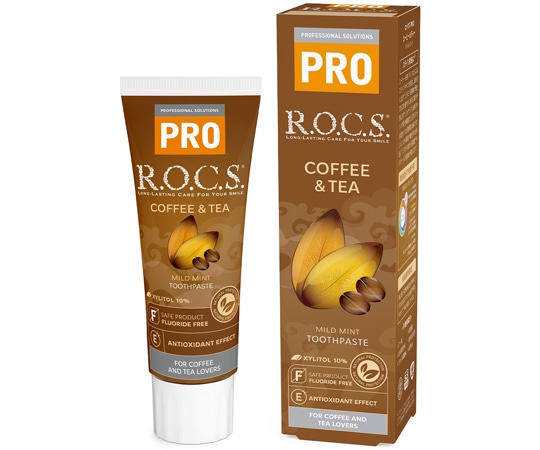 アズワン ロックスPRO歯みがき コーヒー&ティー 30-01-001 1個（ご注文単位1個）【直送品】