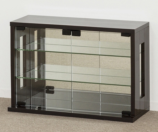 クロシオ 卓上コレクションケース 横型 ダークブラウン 27055 1個（ご注文単位1個）【直送品】