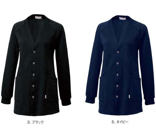 ルコックスポルティフ レディースカーディガン 5 ネイビー 19 UZL6061L 1枚（ご注文単位1枚）【直送品】