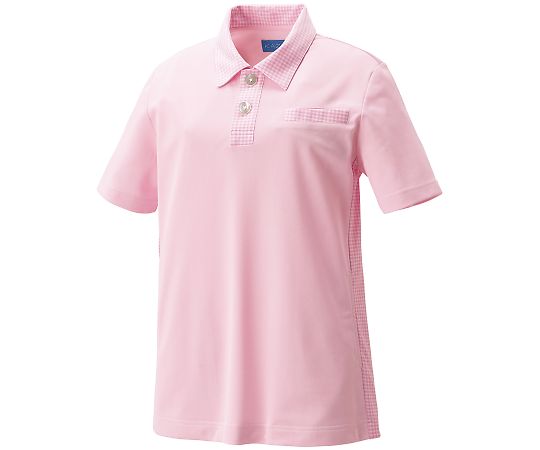 KAZEN ニットシャツ ピンク SS APK236-13 SS 1枚(ご注文単位1枚)【直送品】