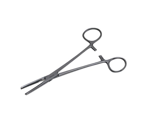 日本フリッツメディコ チューブ鉗子 アヤスジ・T 15cm F081-1093 1個（ご注文単位1個）【直送品】