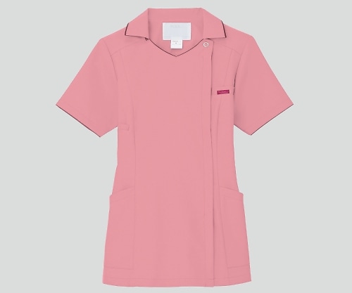 ZiPSCRUB（フォーク） レディスジップスクラブ 4L ピンク 7024SC 1枚（ご注文単位1枚）【直送品】