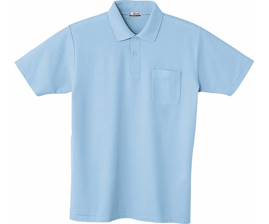 WHISEL（自重堂） 半袖ポロシャツ サックス LL 24404 1枚（ご注文単位1枚）【直送品】