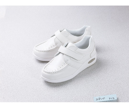 マリアンヌ製靴 マリープレアホワイト 23.5cm マジックタイプメッシュ無し 3810E 1足(ご注文単位1足)【直送品】