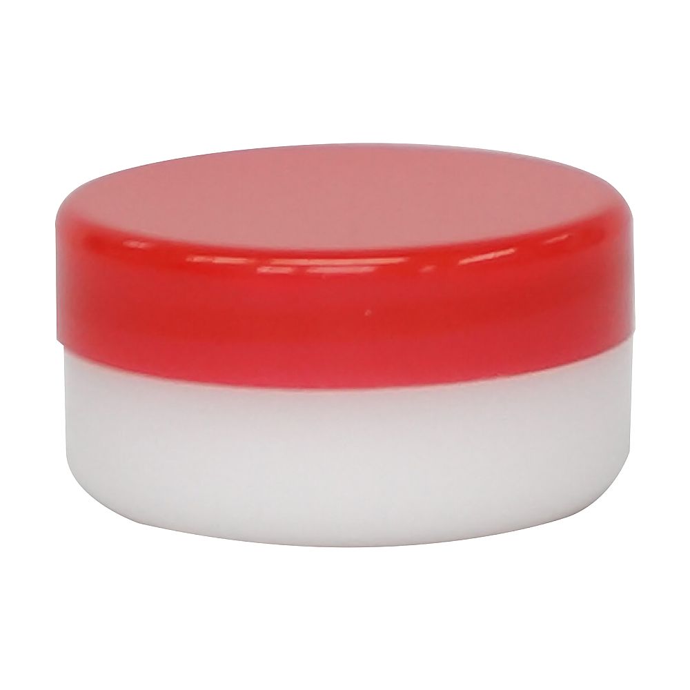 金鵄製作所 軟膏壷（軟膏容器・定量タイプ）5mL（深型）赤 200個 10010-002 1箱（ご注文単位1箱）【直送品】