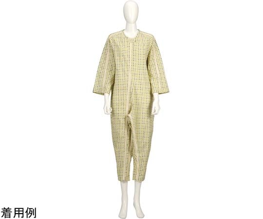 竹虎 ソフトケアねまき スリーシーズン みどり S 105922 1枚（ご注文単位1枚）【直送品】