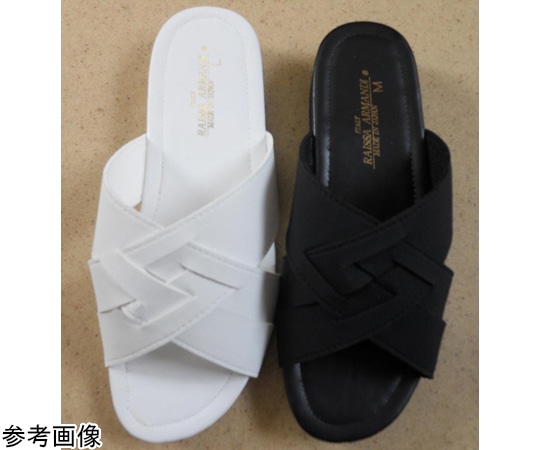 山一 メンズサンダル ブラック L 63BKL 1足(ご注文単位1足)【直送品】