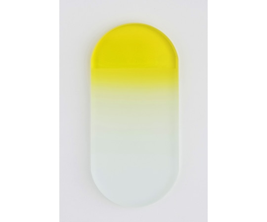 BISON チェコ製ガラス かかとキレイ イエロー 両面 BHL-1 1個（ご注文単位1個）【直送品】
