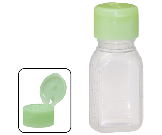 金鵄製作所 小判型投薬瓶 30mL ワンタッチキャップ（ライトグリーン:竹） 200本入 23000-003 1箱（ご注文単位1箱）【直送品】