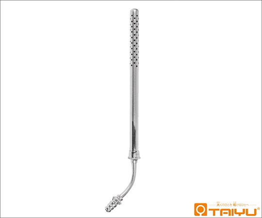 TAIYU（大祐医科工業） ポール氏外科用吸引管 [曲 太 外筒径12mm] R-7220L 1本（ご注文単位1本）【直送品】