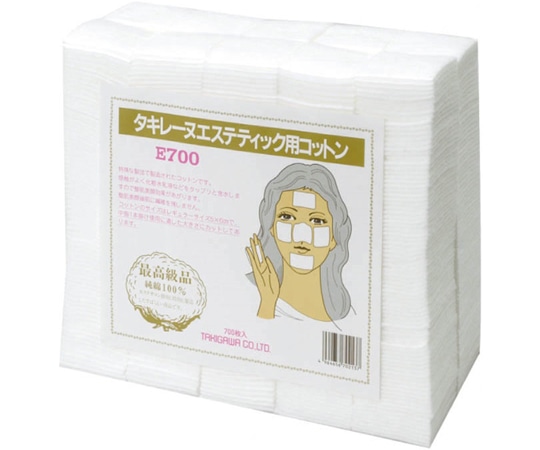滝川 タキレーヌ エステティック用コットン 1袋（700枚入） E700 1袋（ご注文単位1袋）【直送品】
