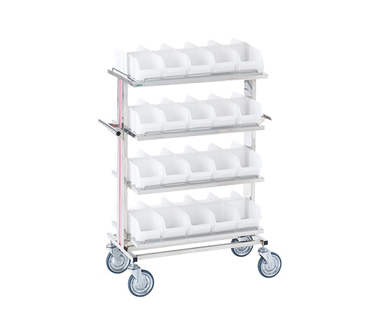 ナビス（アズワン） 注射薬カート 960×480×1190mm ISC-40-P 1台（ご注文単位1台）【直送品】