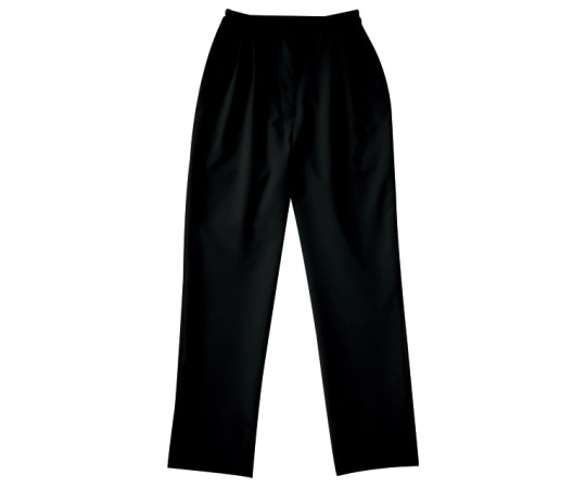 KAZEN レディスツータックパンツ 黒 LL APK720-5 LL 1枚（ご注文単位1枚）【直送品】