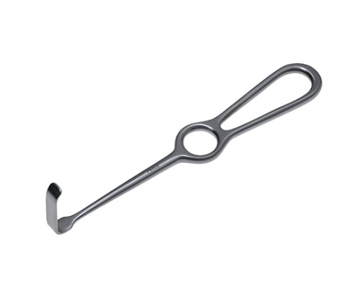 日本フリッツメディコ 扁平鈎 コヘル 21cm 巾10×40mm R096-1299 1個（ご注文単位1個）【直送品】