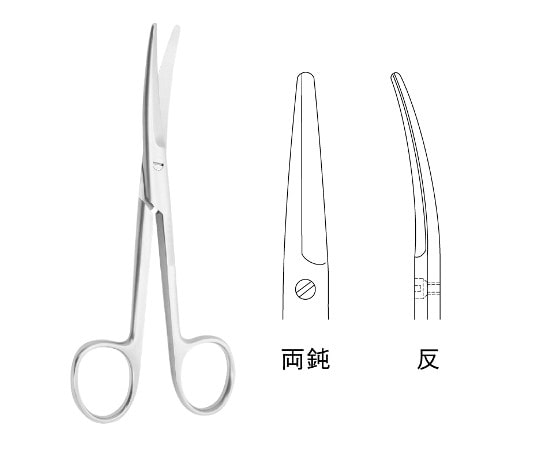 ジェイ・シー・ティ メーヨー剪刀 JA04-0412 1個（ご注文単位1個）【直送品】