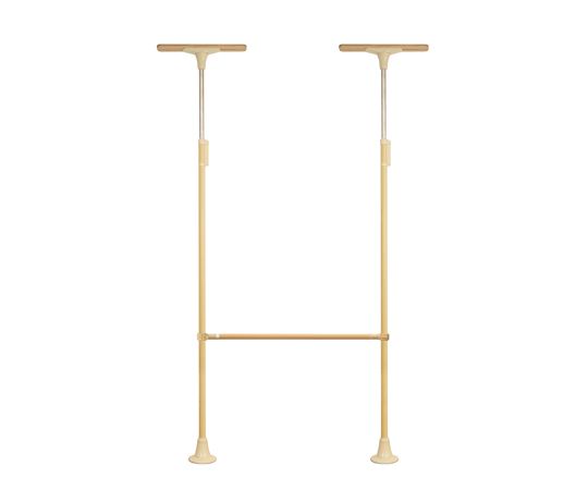 DIPPERホクメイ ベスポジBPZ Tベース ロング H型 伸縮 固定1200-1500 セット BPZ-H2500-72 1個（ご注文単位1個）【直送品】