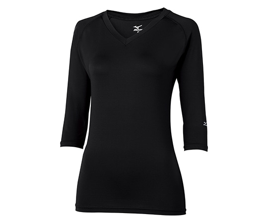 ミズノ（チトセ） 女性インナーウェアー ブラック S MZ0134-C-10-S 1枚（ご注文単位1枚）【直送品】