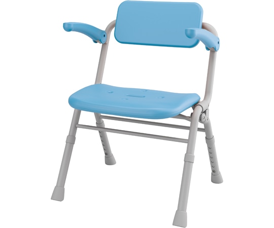 パナソニックエイジフリー シャワーチェア（Air）ワイドSPワンタッチ ブルー PN-L41532A 1台（ご注文単位1台）【直送品】