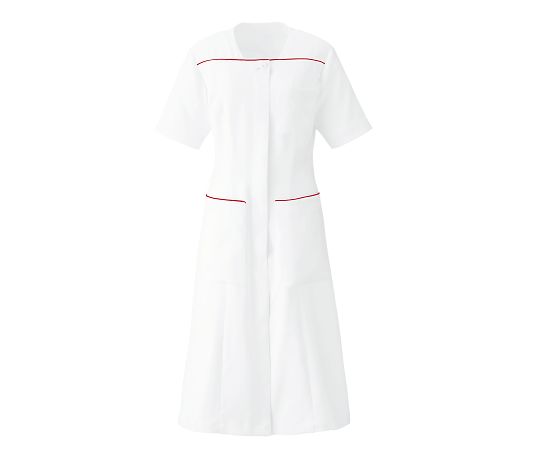 KAZEN ワンピース半袖 ベルベットレッド 17号 YW114-5 17 1枚（ご注文単位1枚）【直送品】