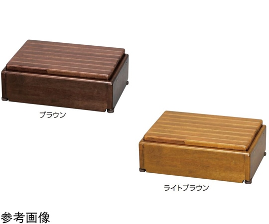 アロン化成 木製玄関台S45W-30-1段 ライトブラウン 535-572 1個（ご注文単位1個）【直送品】