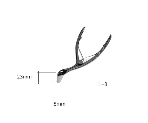 日本フリッツメディコ 鼻鏡・和辻 ステンレス L-3 E502-061S 1個(ご注文単位1個)【直送品】