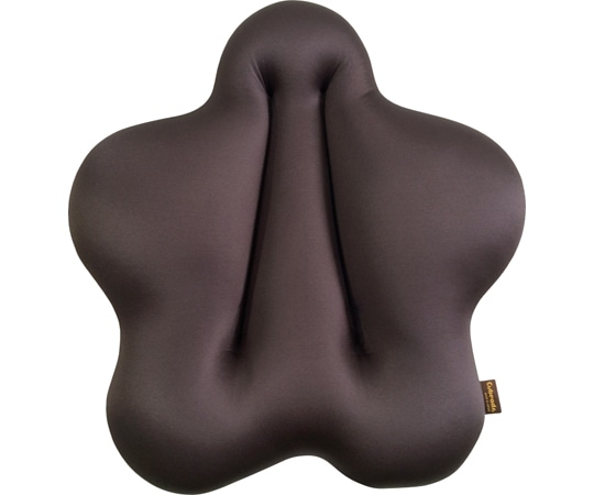 龍野コルク工業 CuCuスリム(腰楽クッション)こげ茶モカ 1個(ご注文単位1個)【直送品】