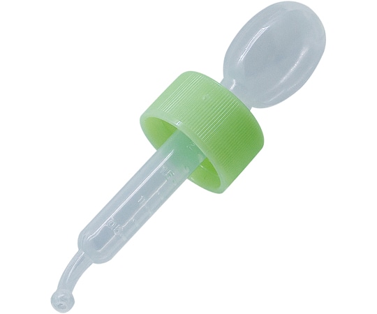 金鵄製作所 【キンシ製投薬瓶用】30mL用スポイト付キャップ（ライトグリーン:竹）<瓶本体は付属しません> 1袋（100本入） 22420-016 1袋（ご注文単位1袋）【直送品】