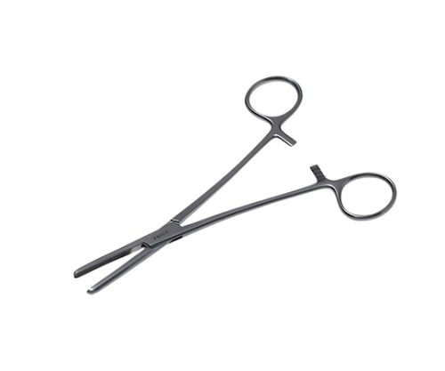 日本フリッツメディコ チューブ鉗子 タテミゾ 15cm F081-1393 1個（ご注文単位1個）【直送品】