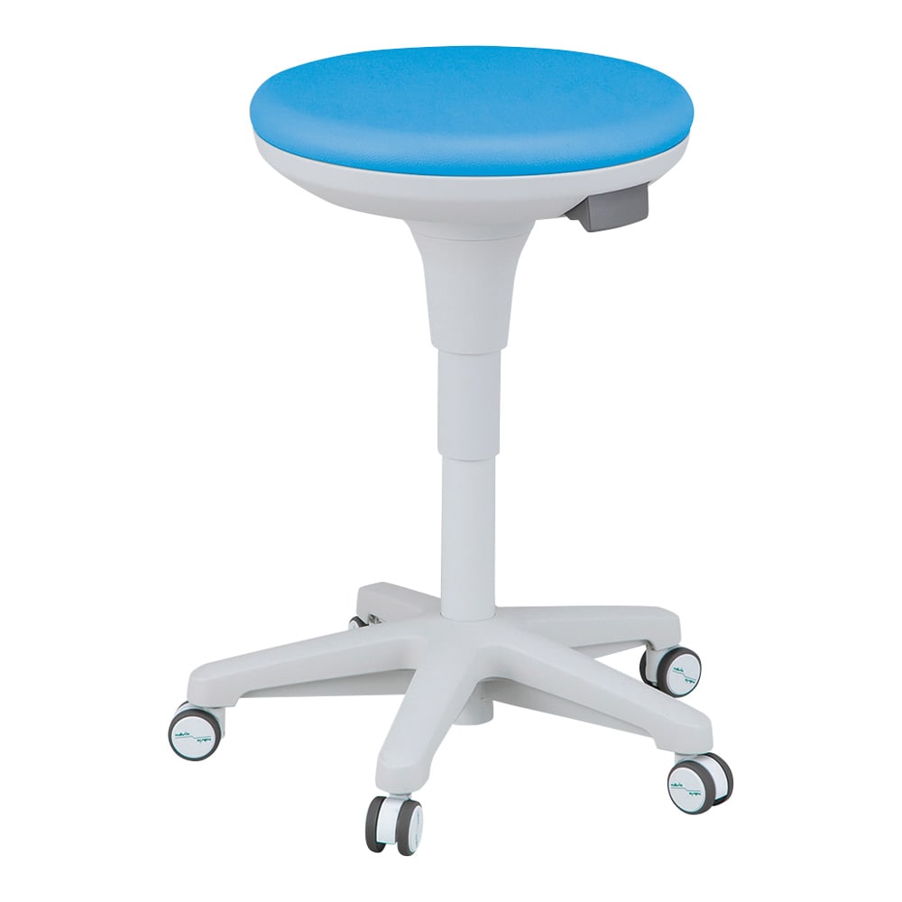 ナビス（アズワン） サスティナブルセレクトチェア（キャスター仕様）ブルー NVHC-BLU 1個（ご注文単位1個）【直送品】