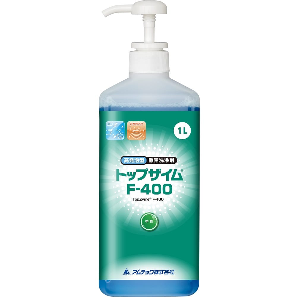 アムテック トップザイム F-400 1L 1ケース（6本入）  1ケース（ご注文単位1ケース）【直送品】