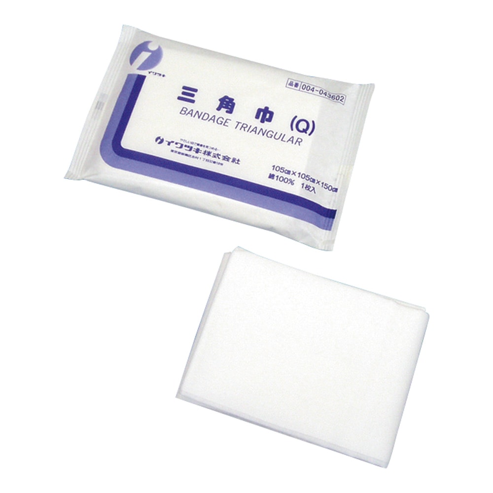 イワツキ 三角巾 25枚入 004-043602 1箱(ご注文単位1箱)【直送品】