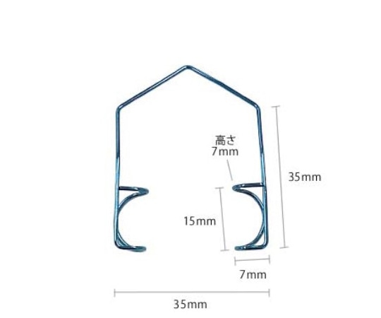 日本フリッツメディコ 開瞼器 バラッケ（チタン製）0.8mm ワイヤー TN-4765249 1本（ご注文単位1本）【直送品】
