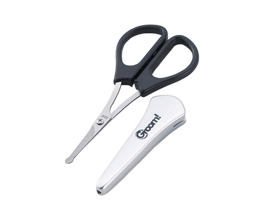 貝印 Groom! セーフティハサミ #000HC3027 1個（ご注文単位1個）【直送品】